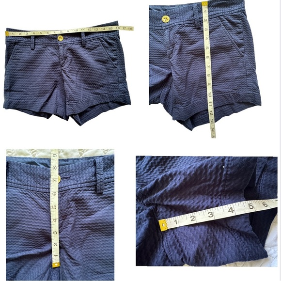 Lilly Pulitzer Navy Blue Callahan and Vineyard Vine For Target Shorts Size 2 - Picture 5 of 11